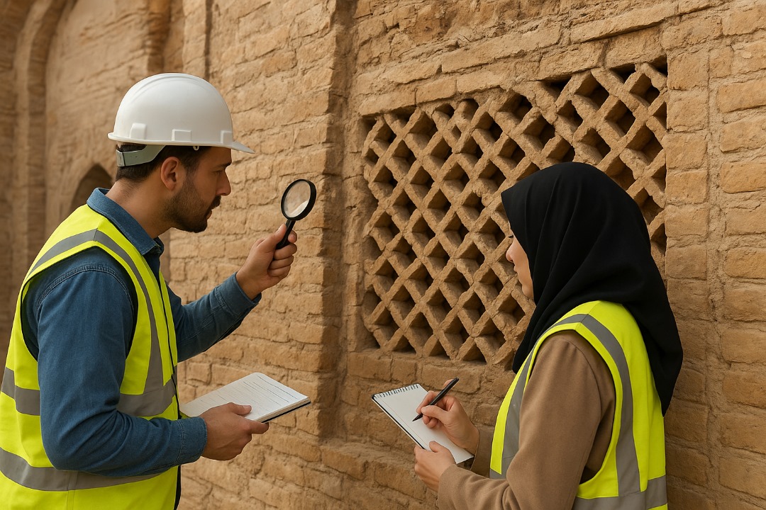 نگاه دقیق و هنرمندانه به مرمت آثار تاریخی